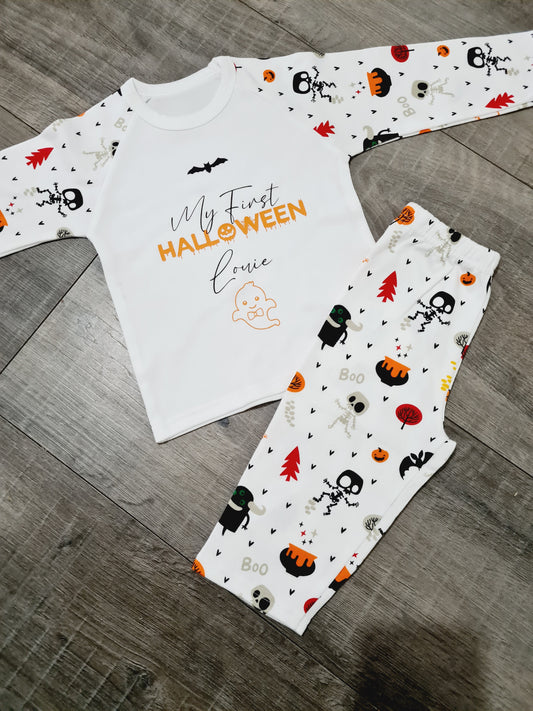 Personalised halloween pjs