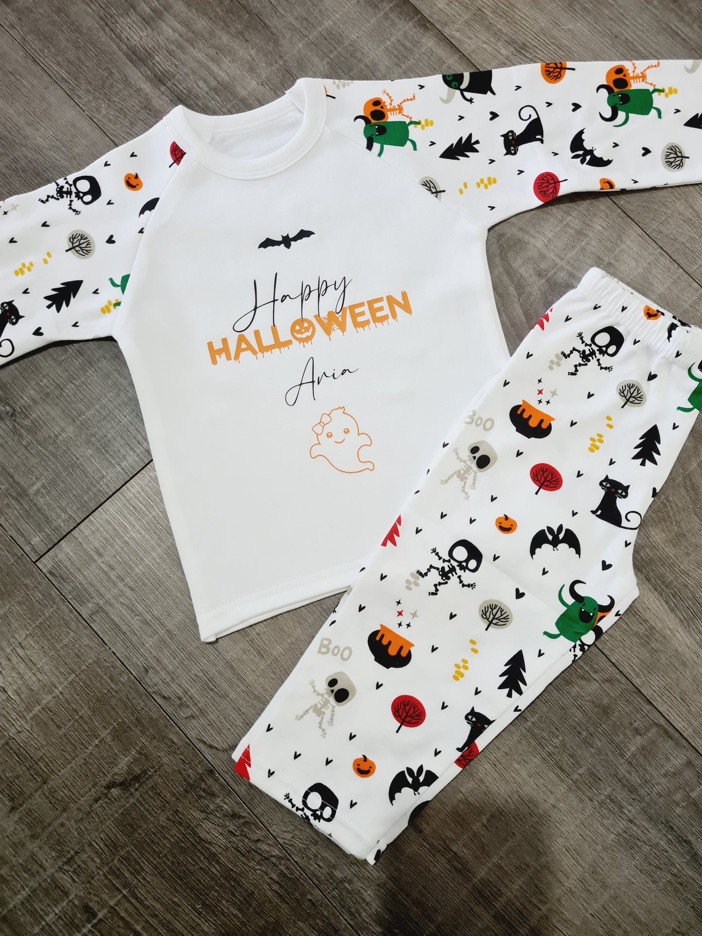 Personalised halloween pjs