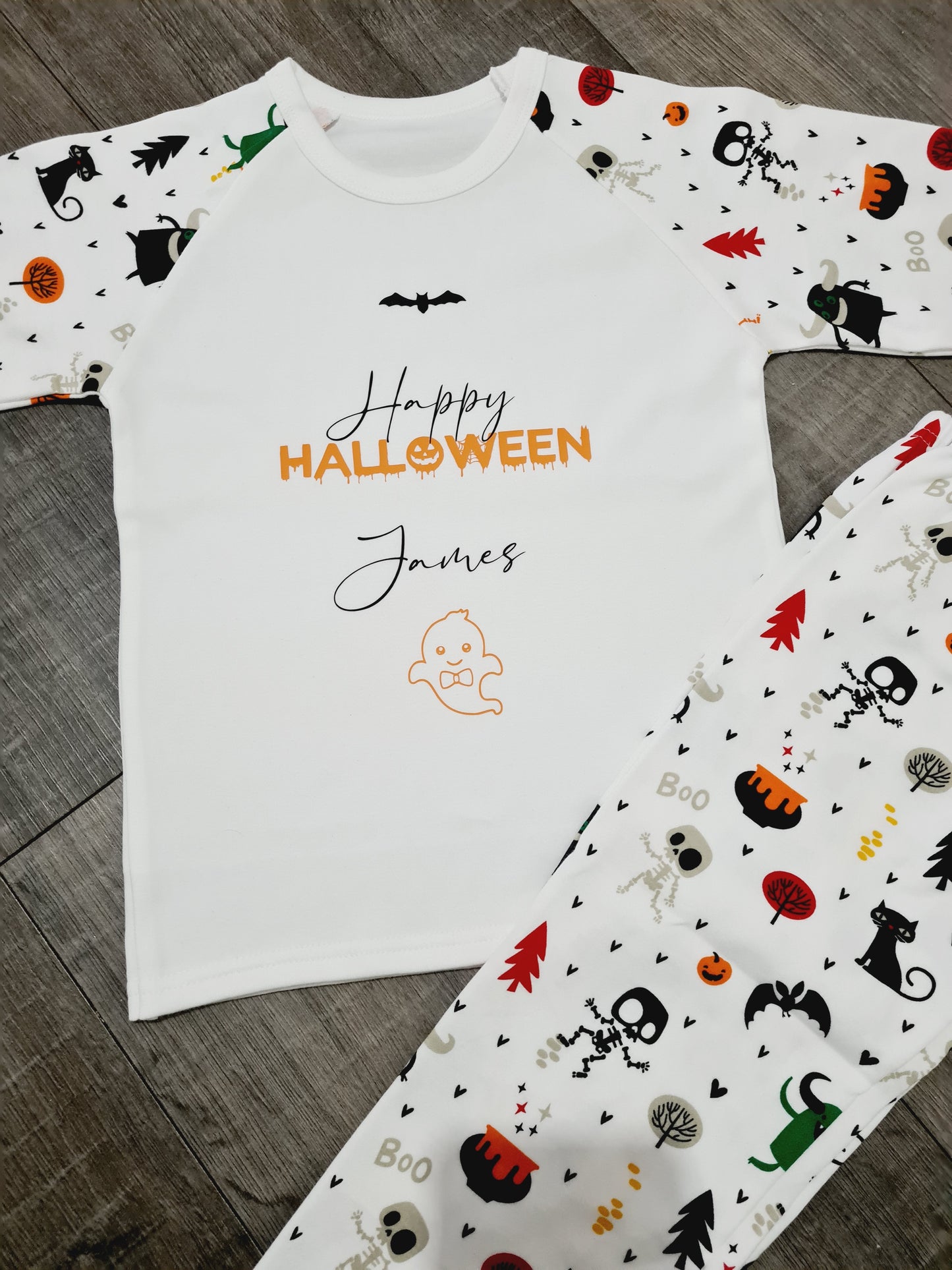 Personalised halloween pjs