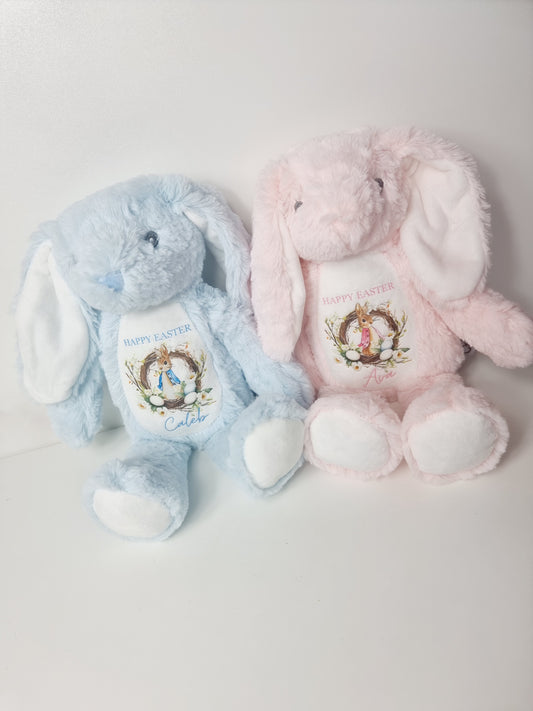 Personalised easter bunny rabbit teddy