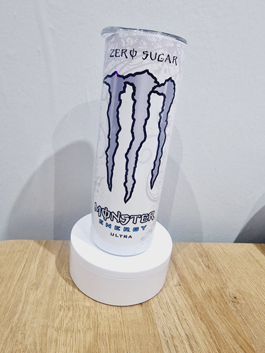 Monster sugar free stainless steel tumbler