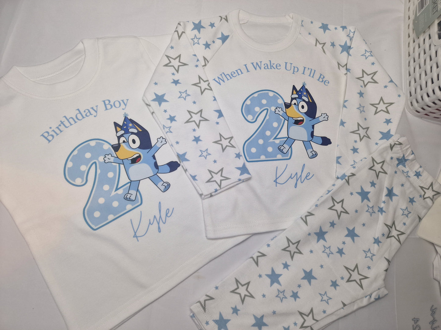 Personalised birthday character pjs