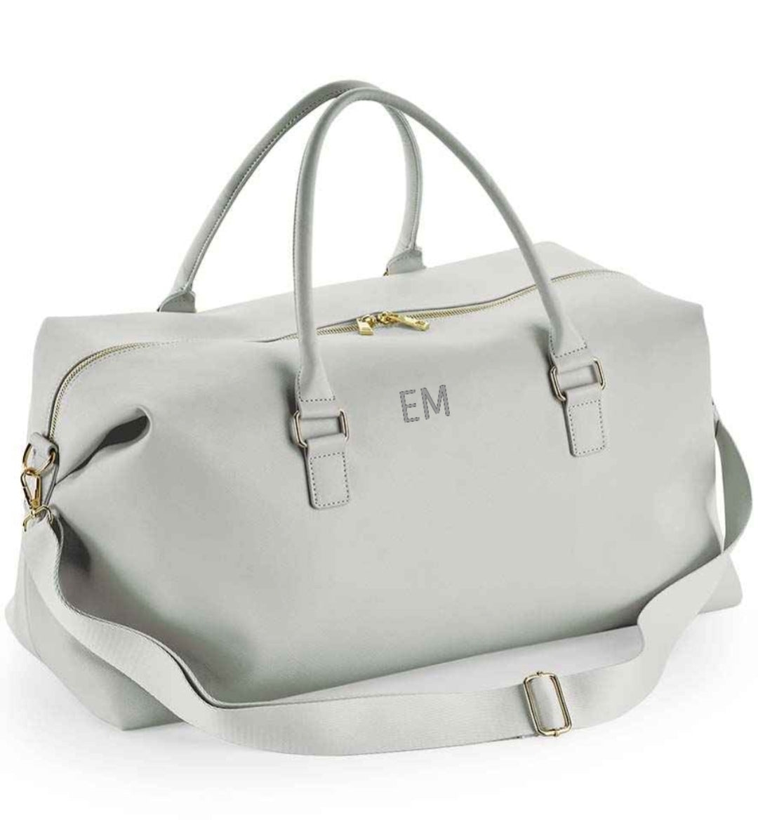 Personalised boutique weekender bag