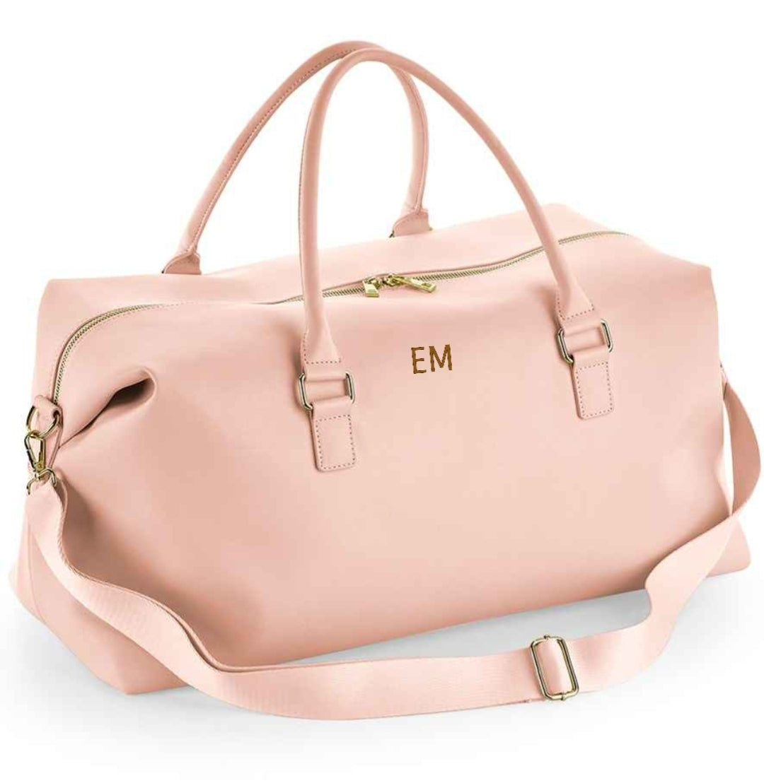 Personalised boutique weekender bag