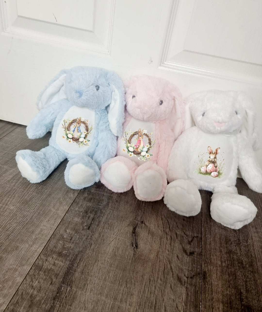 Personalised easter bunny rabbit teddy