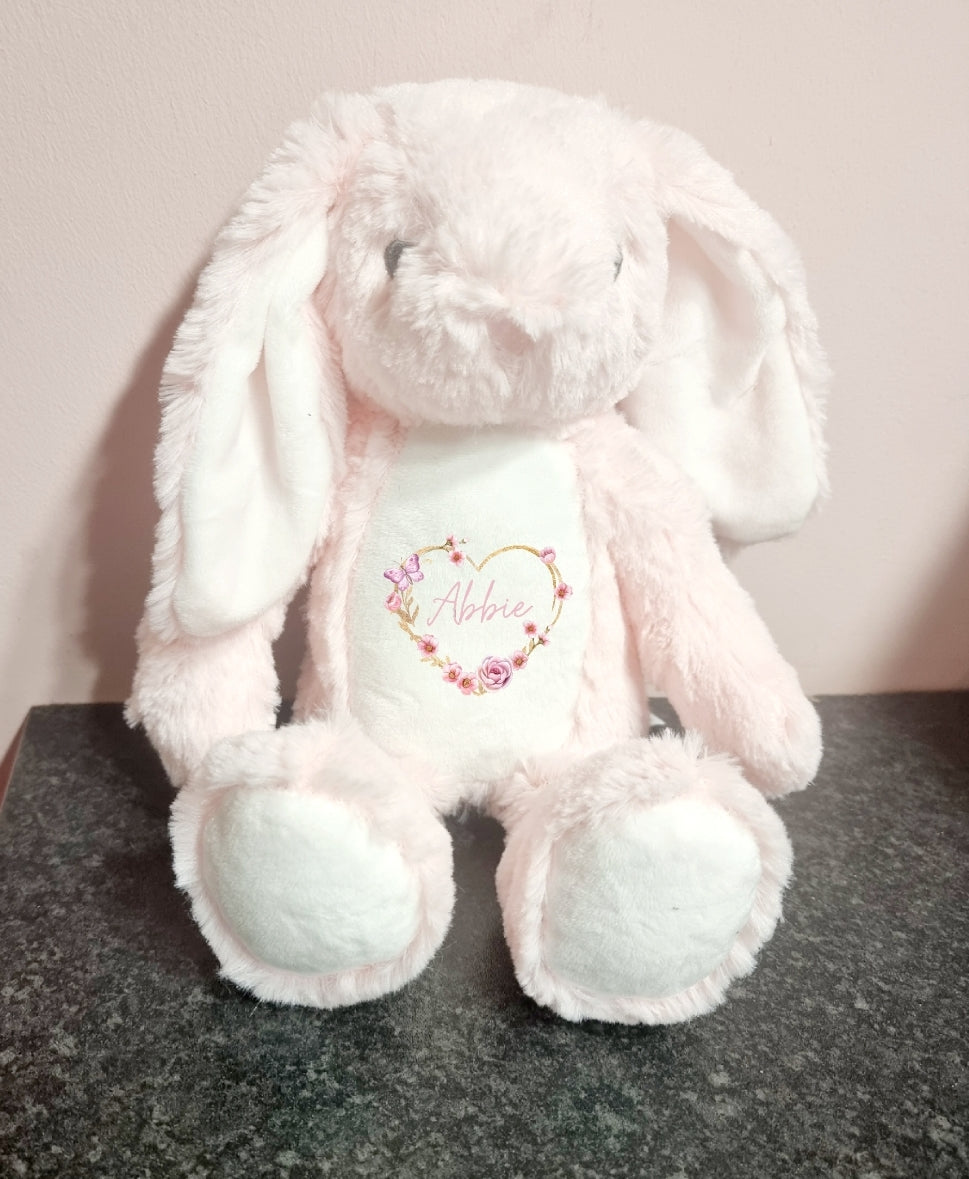 Personalised bunny rabbit teddy