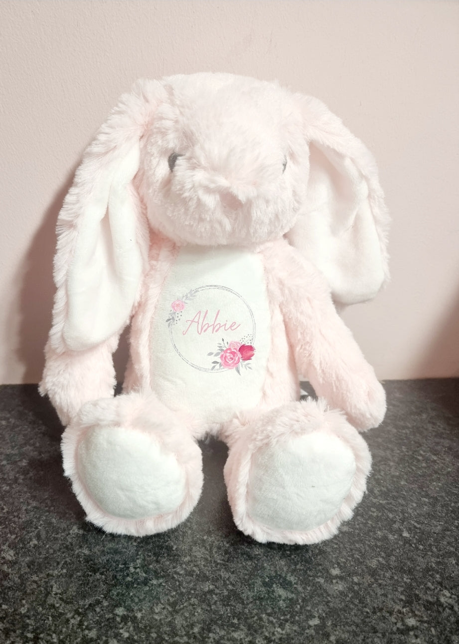 Personalised bunny rabbit teddy
