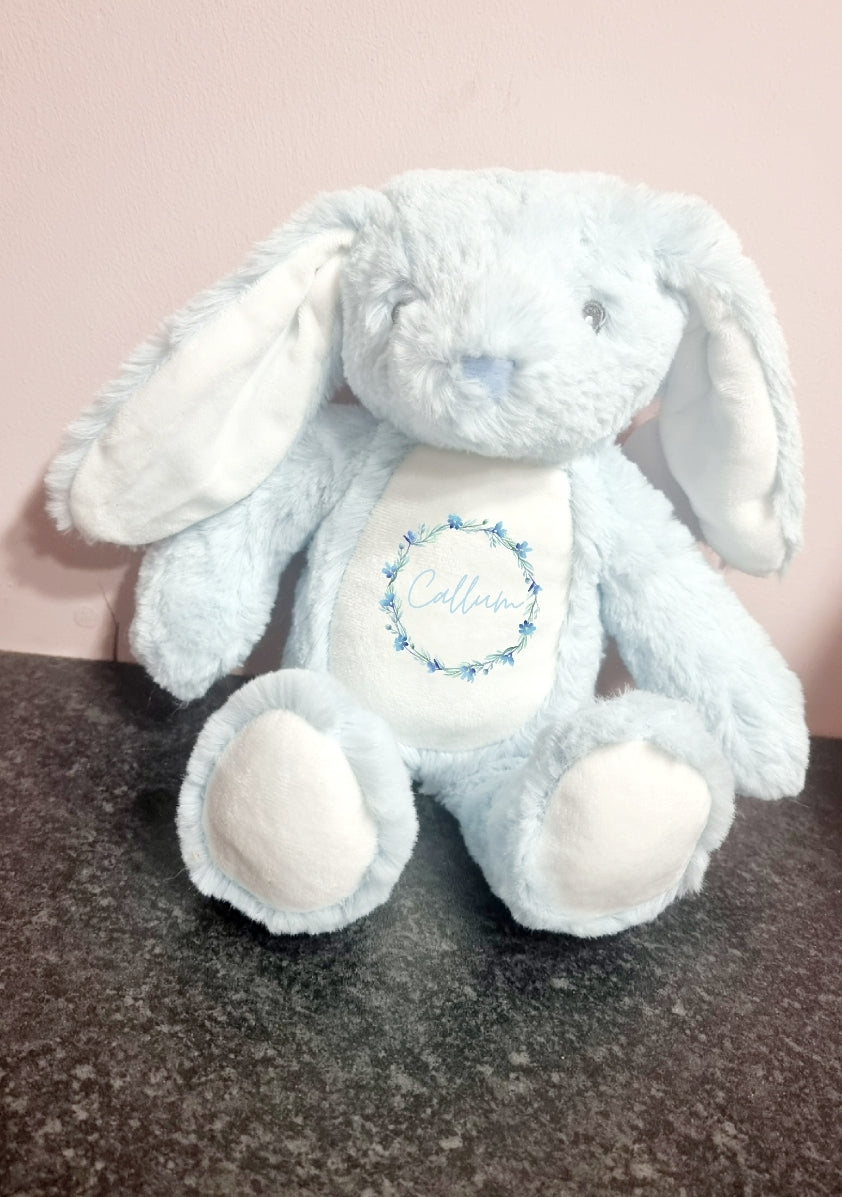 Personalised bunny rabbit teddy