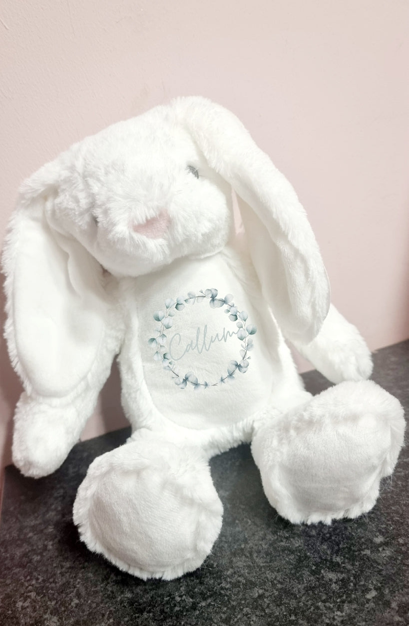 Personalised bunny rabbit teddy