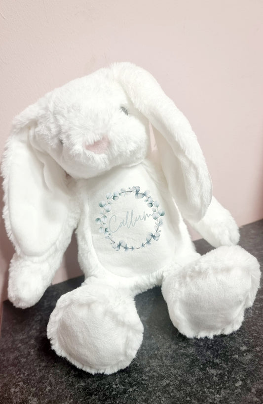 Personalised bunny rabbit teddy