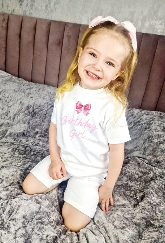 Kids girls birthday tshirt