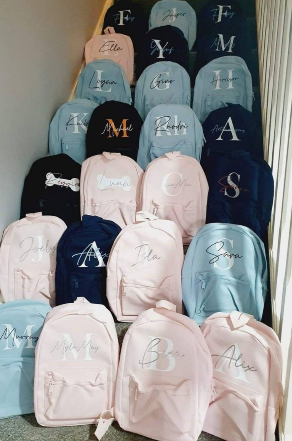 Personalised childrens mini backpack