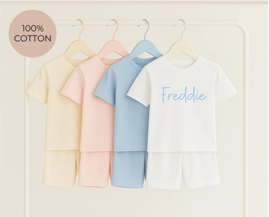 Personalised childrens short set