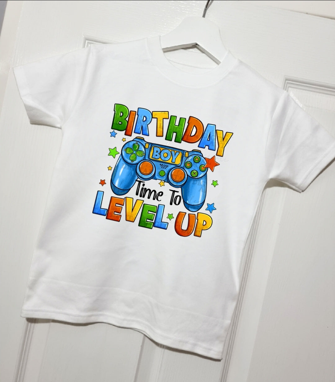 Kids gaming birthday tshirt