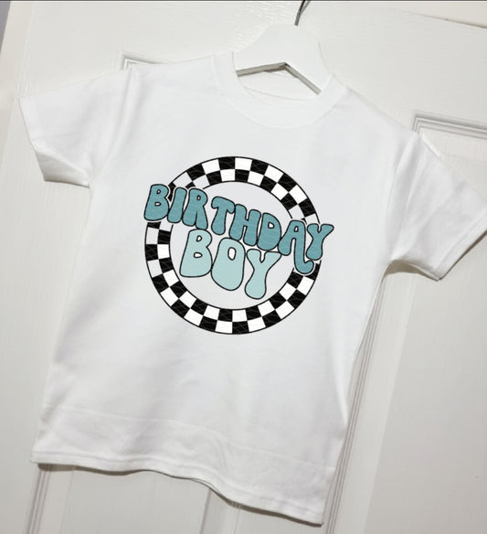 Kids birthday boy slogan birthday tshirt