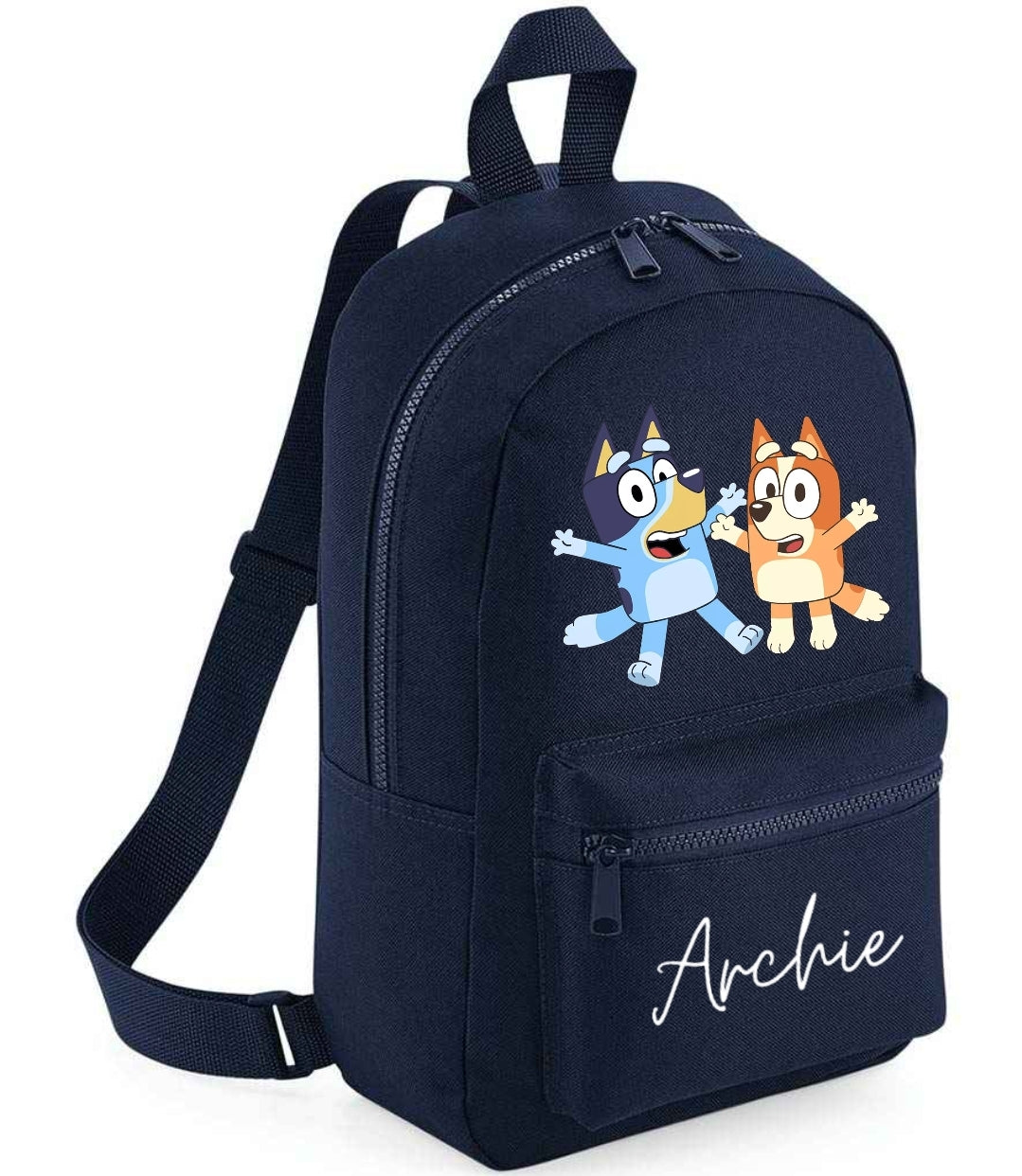 Personalised character bluey mini backpack