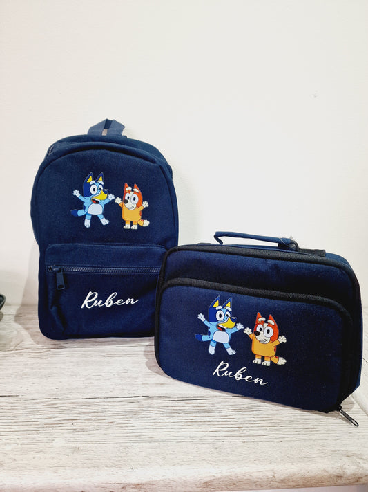 Bluey personalised lunch bag