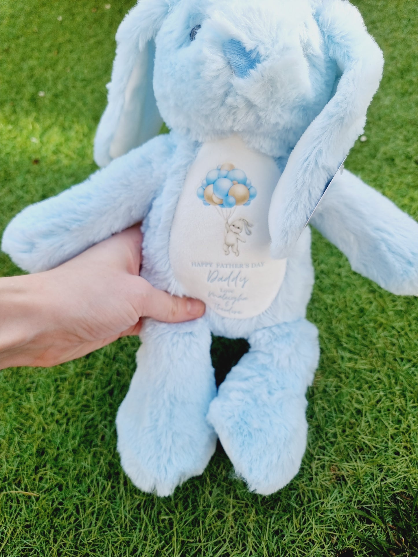 Fathers day personalised bunny
