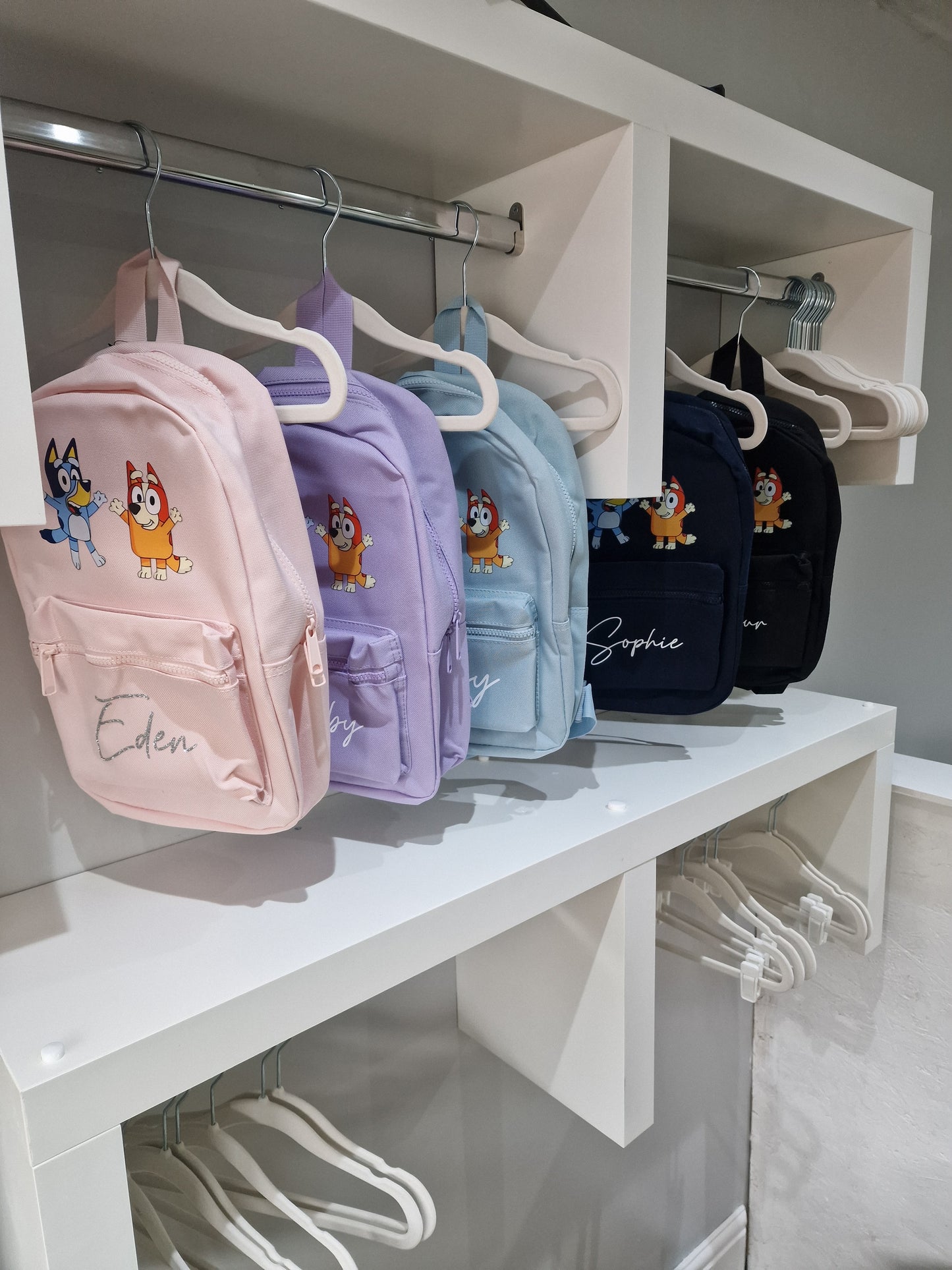 Personalised character bluey mini backpack