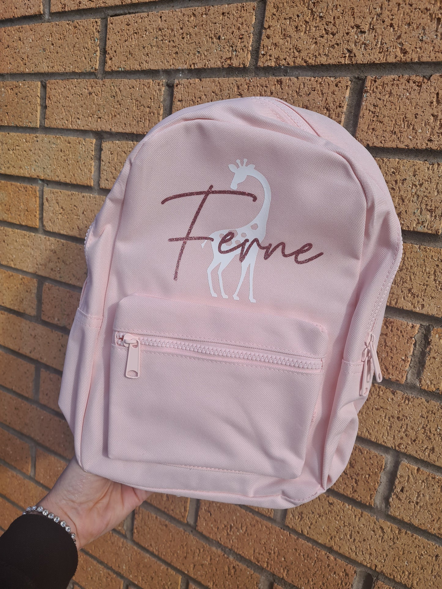 Personalised childrens mini backpack