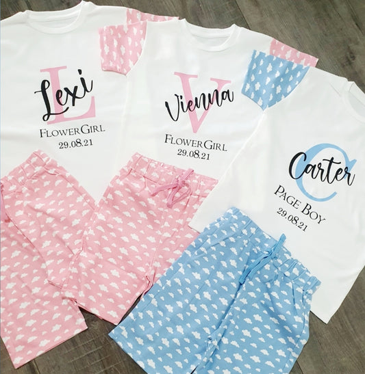 Page boy flower girl pjs