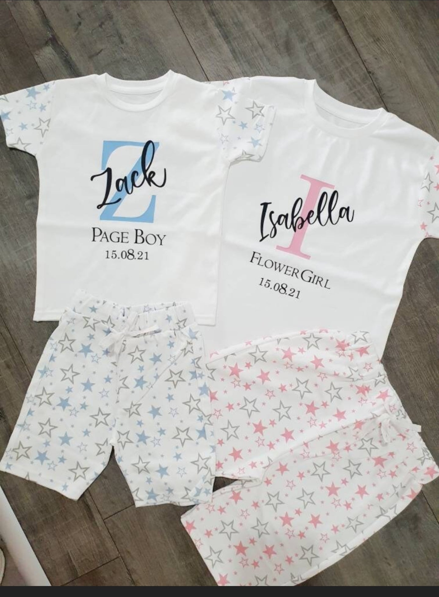 Page boy flower girl pjs