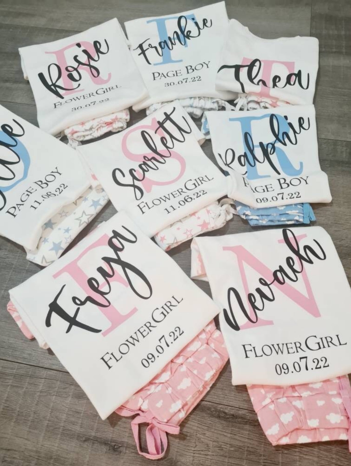 Page boy flower girl pjs