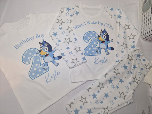 Personalised birthday character pjs