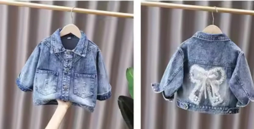 *pre order* Personalised childs denim jacket