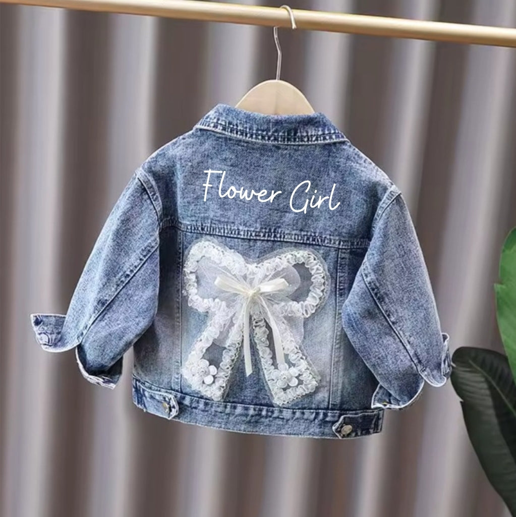 *pre order* Personalised childs denim jacket