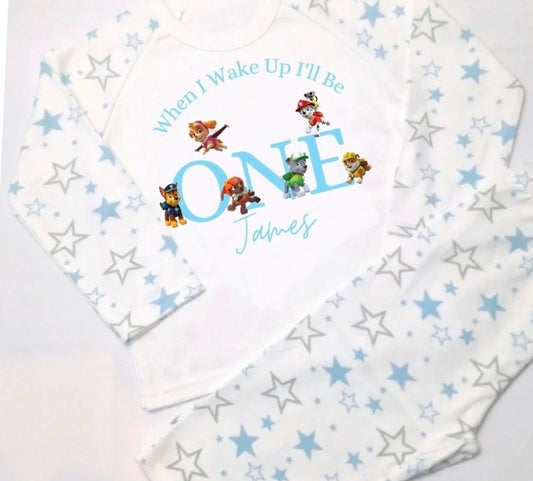 Personalised birthday character pjs