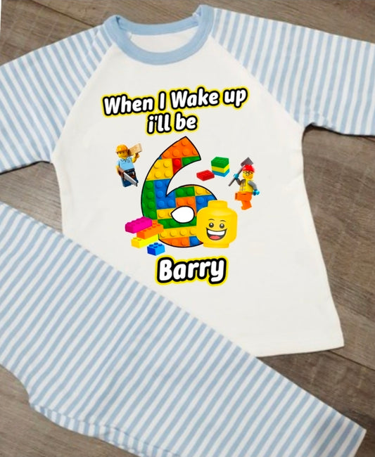 Personalised birthday character pjs