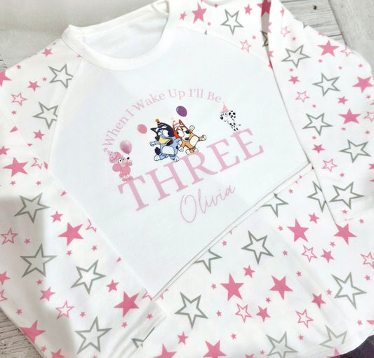 Personalised birthday character pjs
