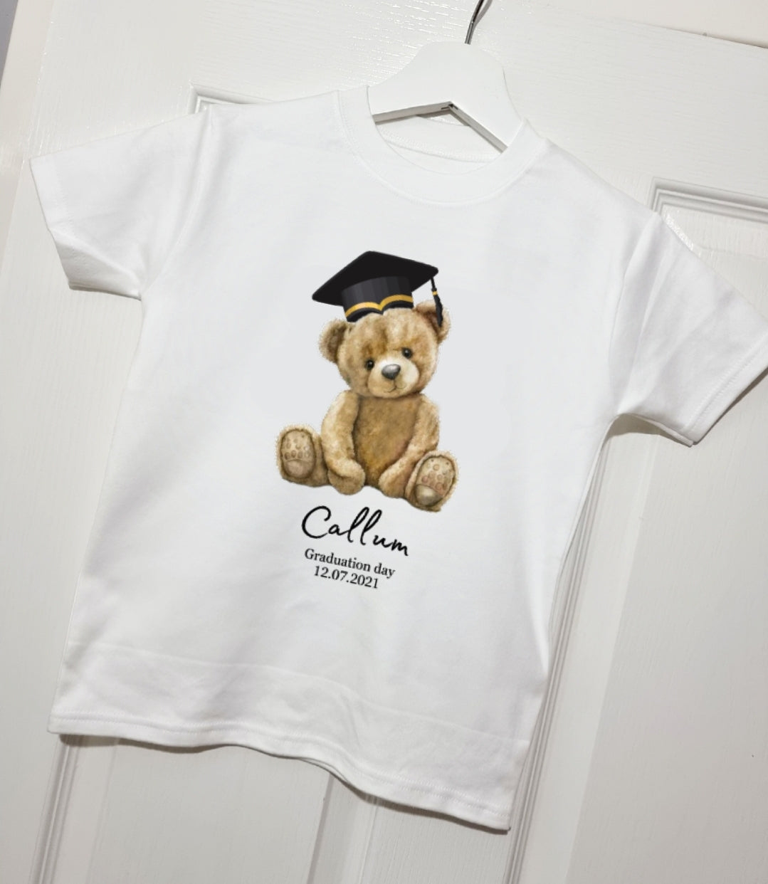 Kids graduation tshirt personalised