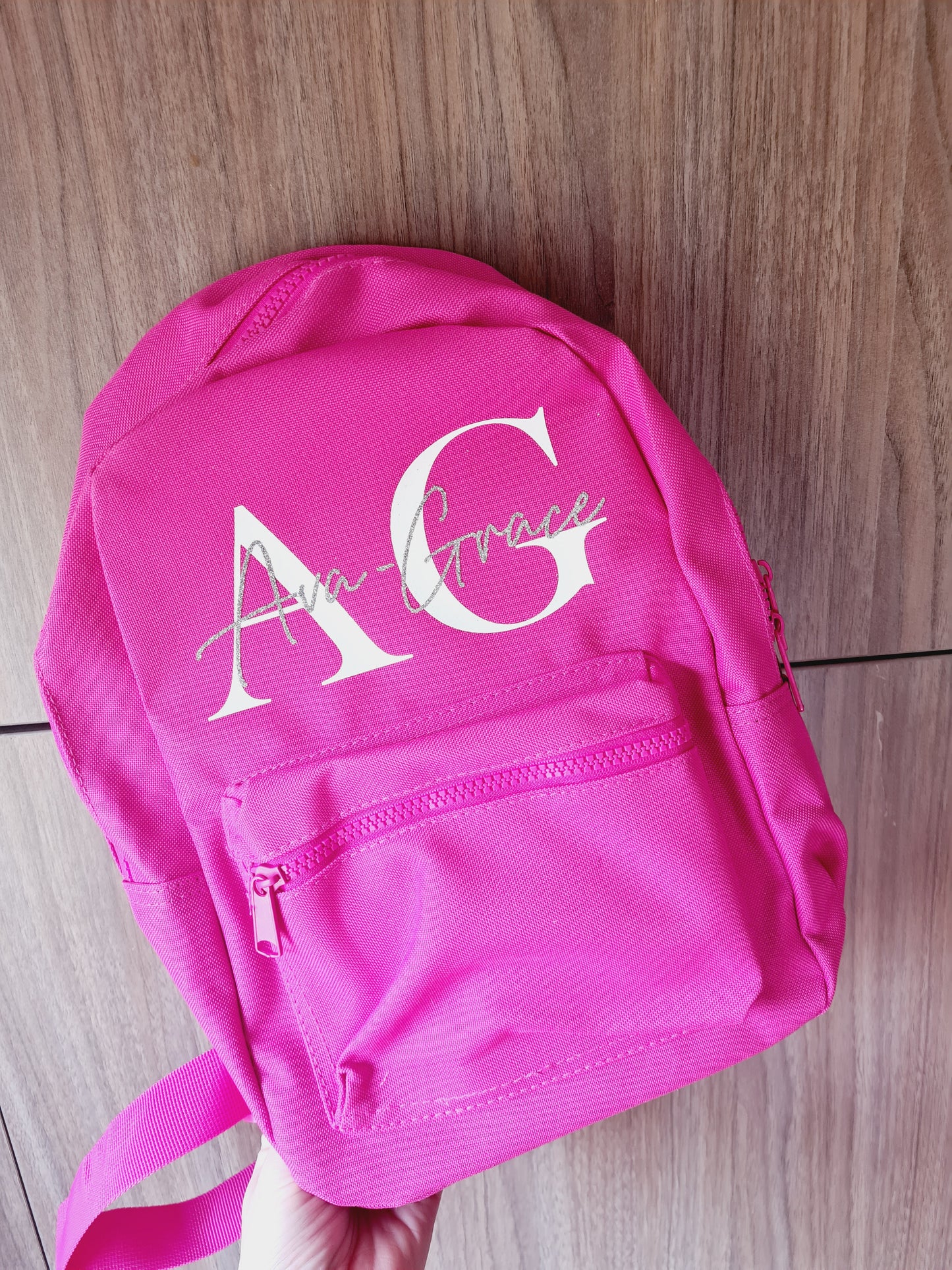 Personalised childrens mini backpack